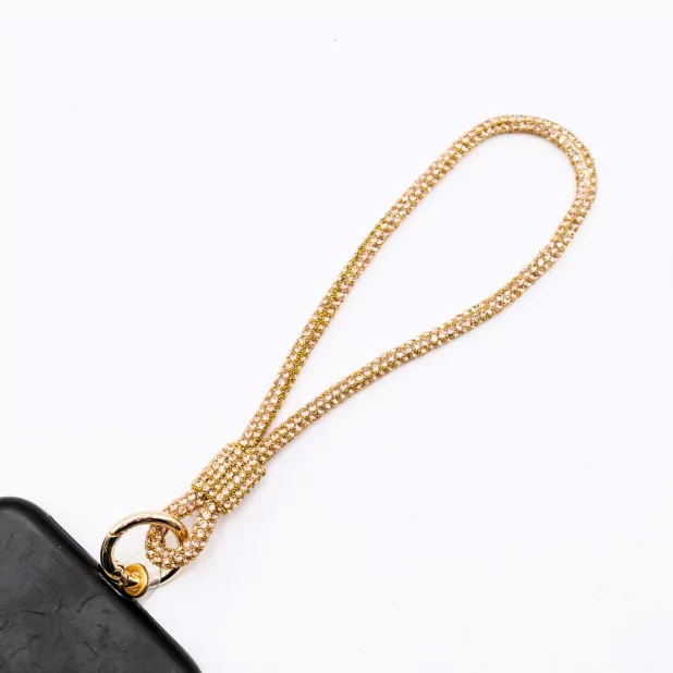 Petite dragonne de téléphone en strass