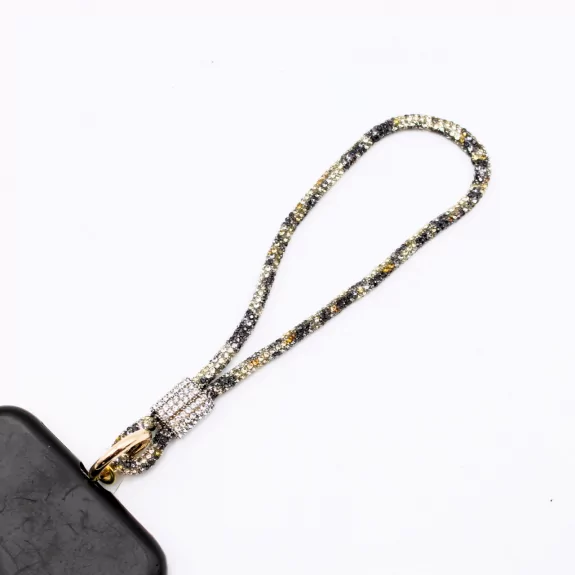 Petite dragonne de téléphone en strass