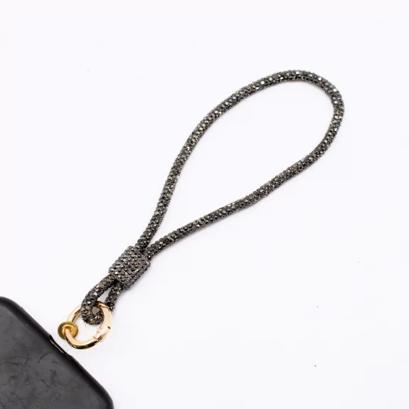 Petite dragonne de téléphone en strass