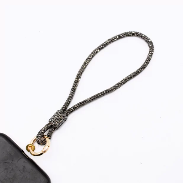 Petite dragonne de téléphone en strass