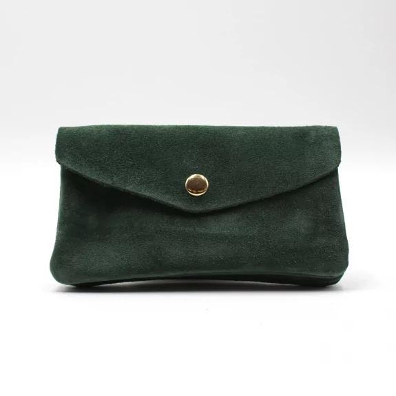 Grand porte monnaie cuir retourné