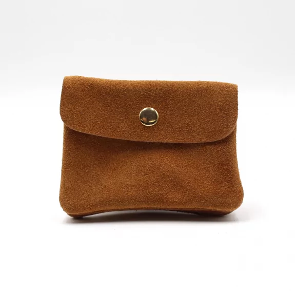 Petit porte monnaie cuir retourné