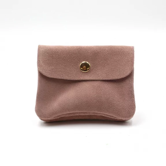 Petit porte monnaie cuir retourné