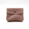 Petit porte monnaie cuir retourné