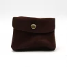 Petit porte monnaie cuir retourné