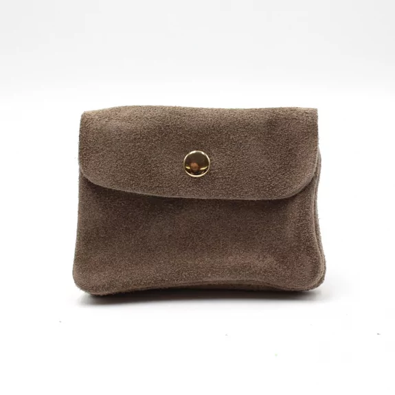 Petit porte monnaie cuir retourné