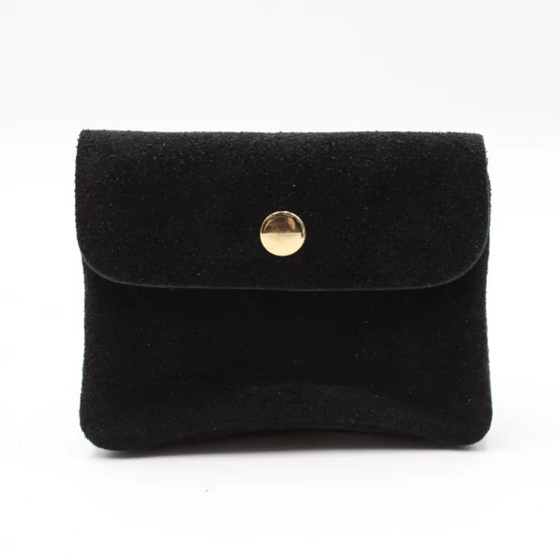 Petit porte monnaie cuir retourné