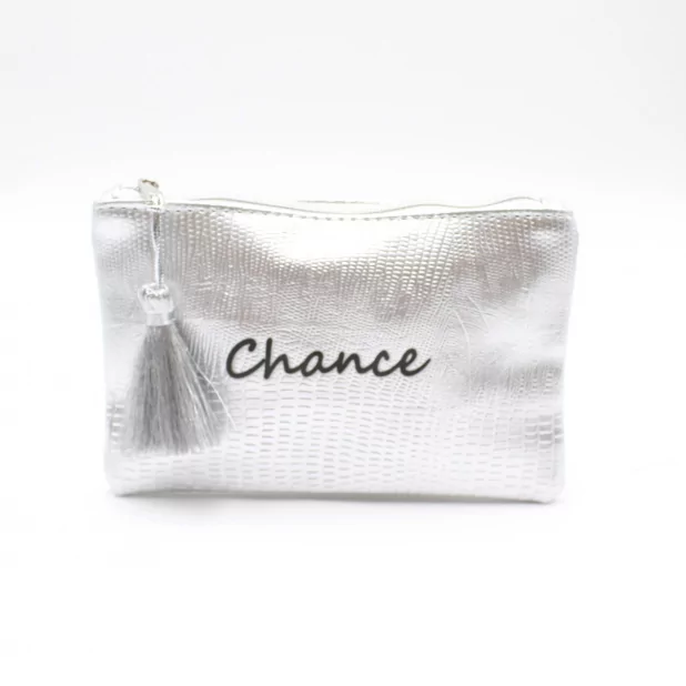 Petite pochette à message chance