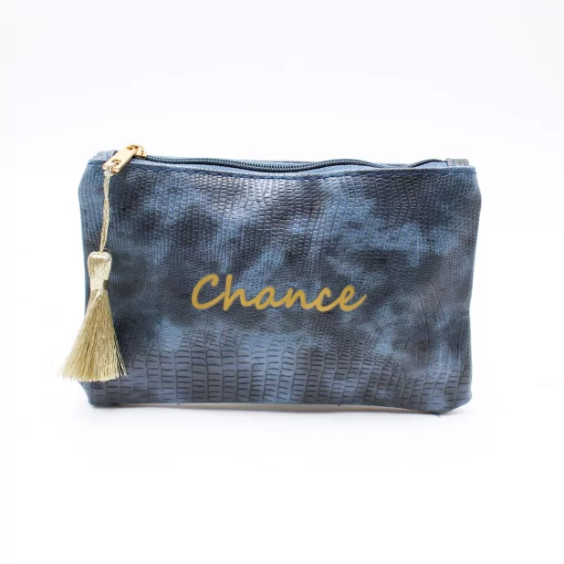 Petite pochette à message chance