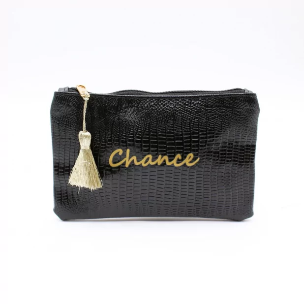 Petite pochette à message chance