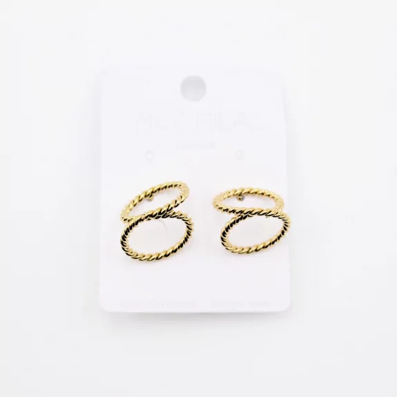 Boucles d'oreilles acier