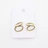 Boucles d'oreilles acier