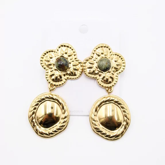 Boucle d'oreille acier collection Milé Mila