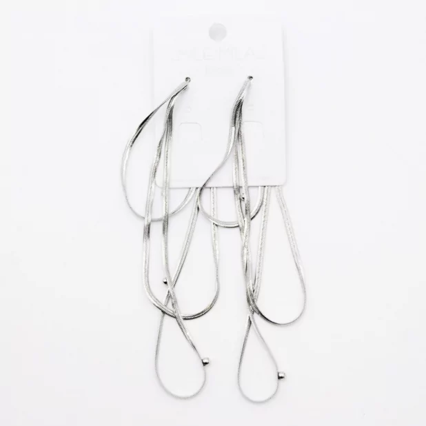 Boucle d'oreille acier collection Milé Mila