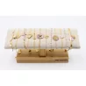 Pack de 12 bracelets acier - parme