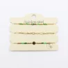 Pack de 3 bracelets acier - soleil