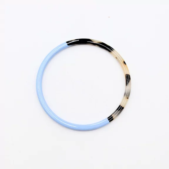 Jonc résine fin couleur léopard