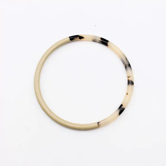 Jonc résine fin couleur léopard