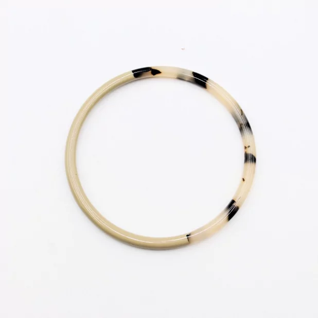 Jonc résine fin couleur léopard