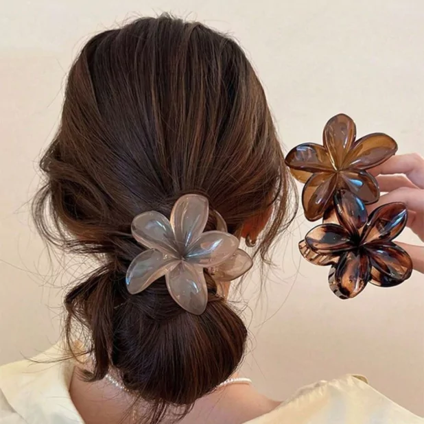 Pince à cheveux - fleur
