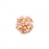 Broche aimantée motif floral