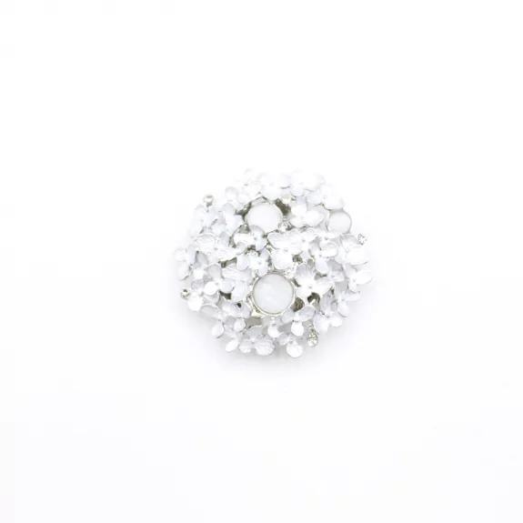 Broche aimantée motif floral