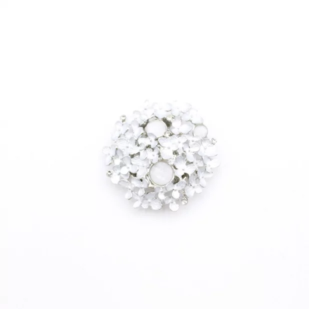 Broche aimantée motif floral