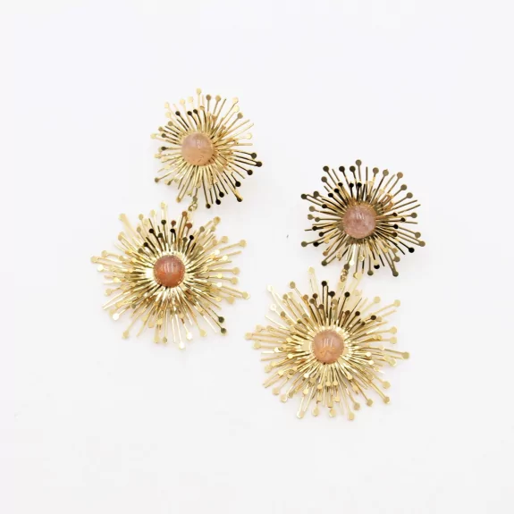 Boucle d'oreille acier - artistique