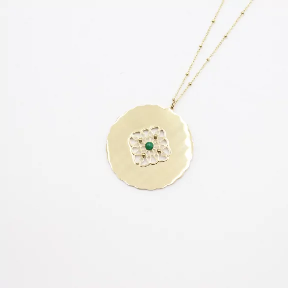 Sautoir acier avec pendentif mauresque