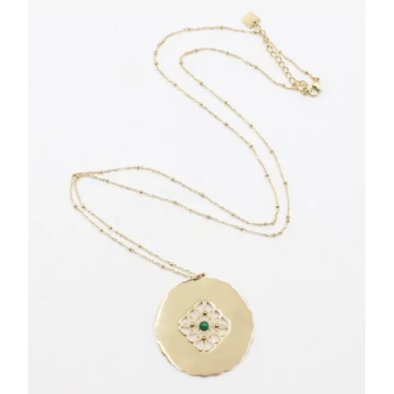 Sautoir acier avec pendentif mauresque