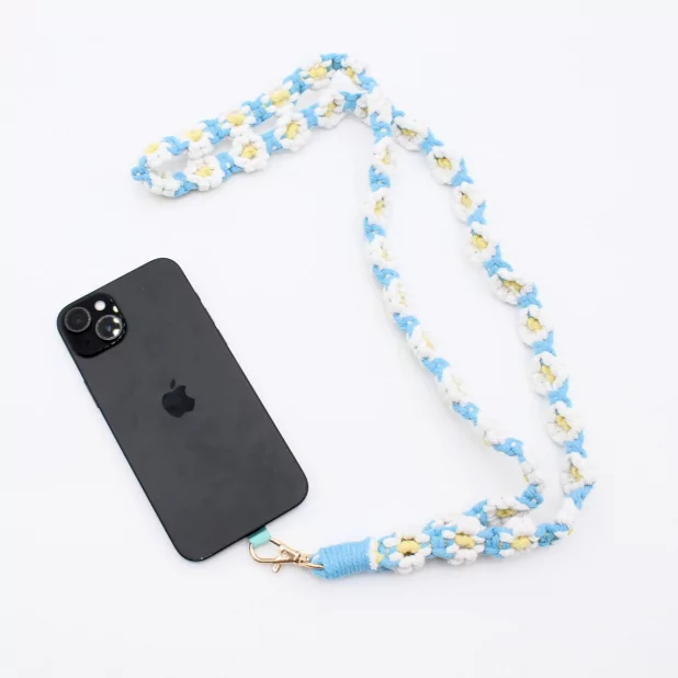 Bijoux de téléphone marguerite