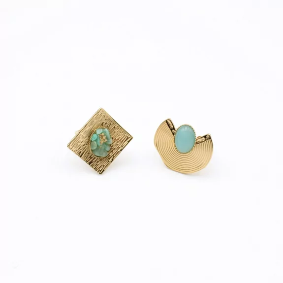 Pack 6 bagues acier inoxydable