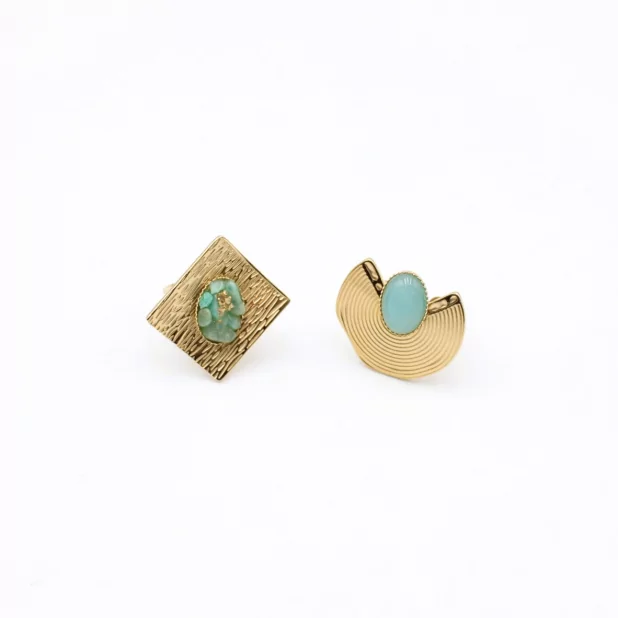 Pack 6 bagues acier inoxydable