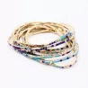 Lot de 10 bracelets strass