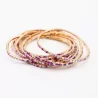 Lot de 10 bracelets strass