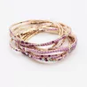Lot de 10 bracelets strass