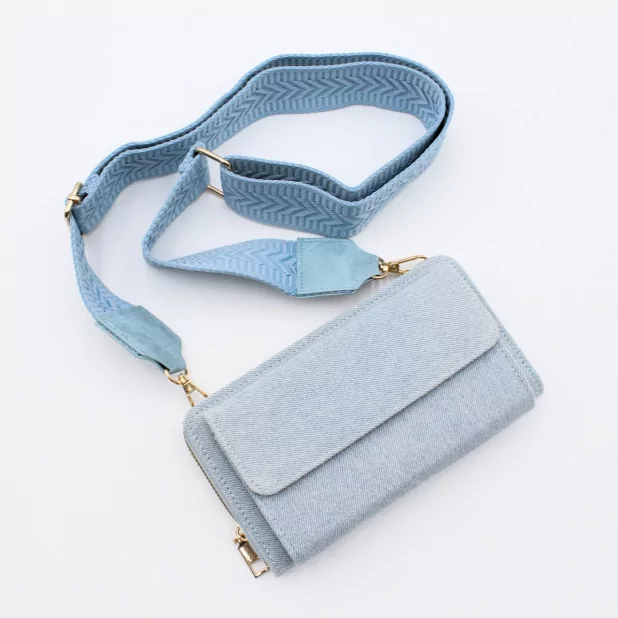 Pochette téléphone et porte monnaie - jeans