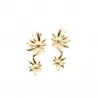 Boucles d'oreilles tendances pendantes fleur