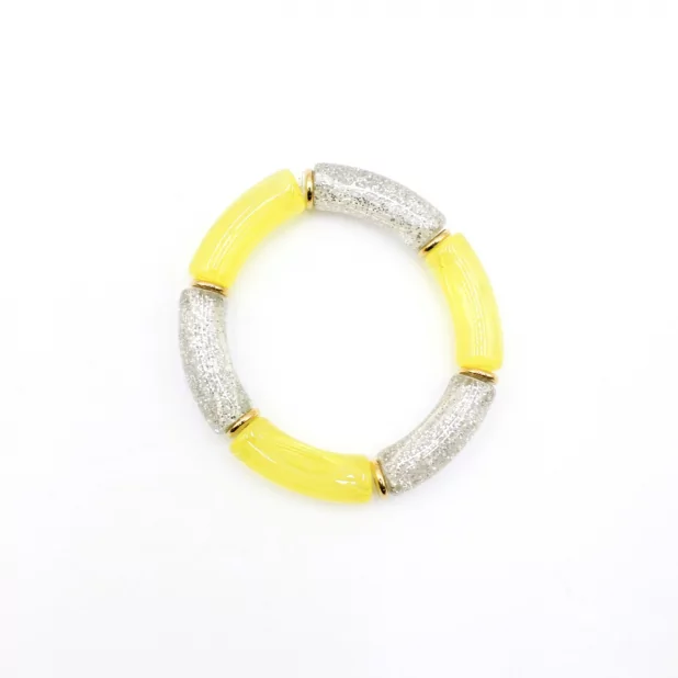 Bracelet résine paillettes