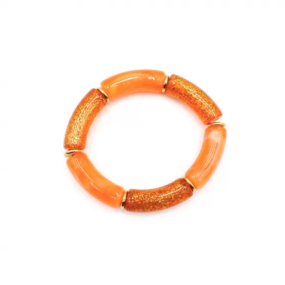 Bracelet résine paillettes