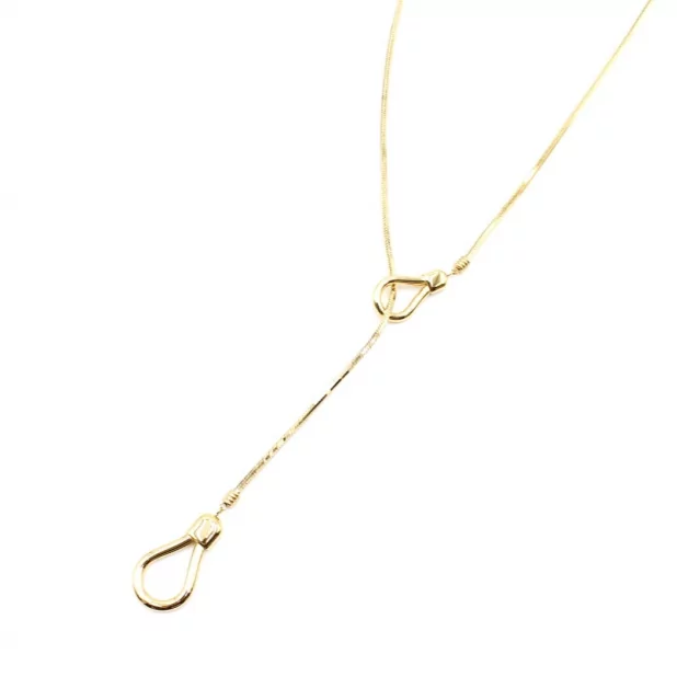 Sautoir tendance en acier