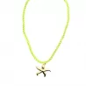Collier corde avec étoile de mer