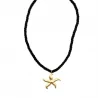 Collier corde avec étoile de mer