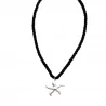 Collier corde avec étoile de mer