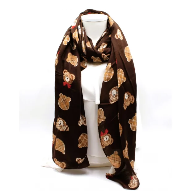 Echarpe motif nounours