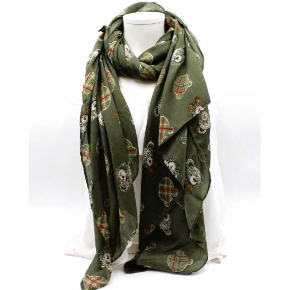 Echarpe motif nounours