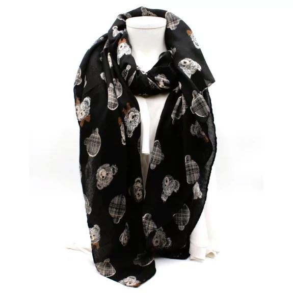 Echarpe motif nounours