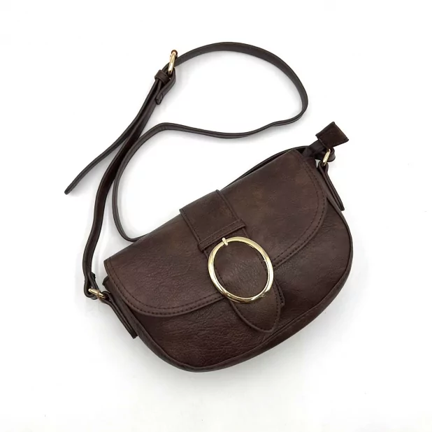 Petit sac à main avec boucle dorée