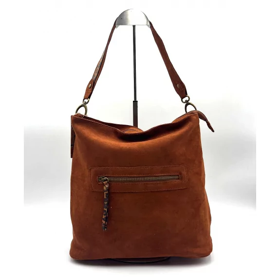 Sac à main avec anse léopard