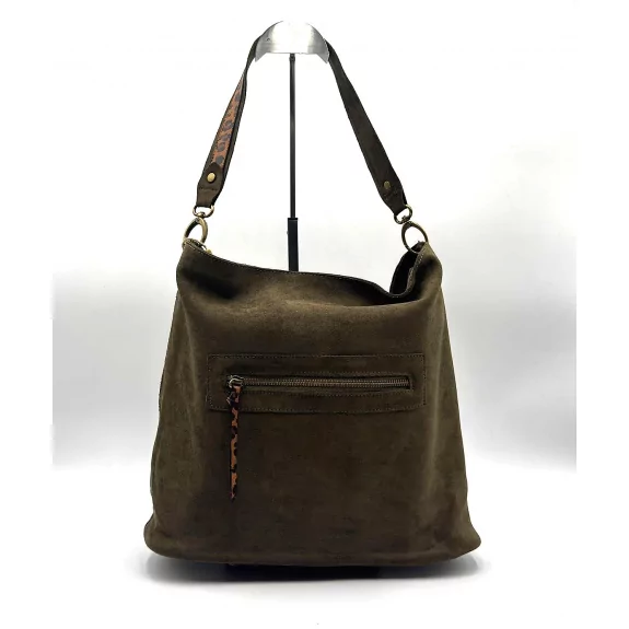 Sac à main avec anse léopard